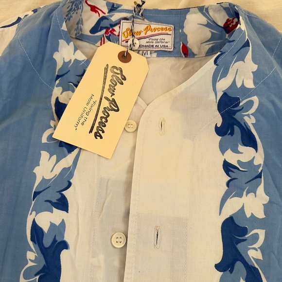 Slow Process handmade Hawaiian “Jersey”. Men’s medium. New w/ tags - Picture 3 of 8